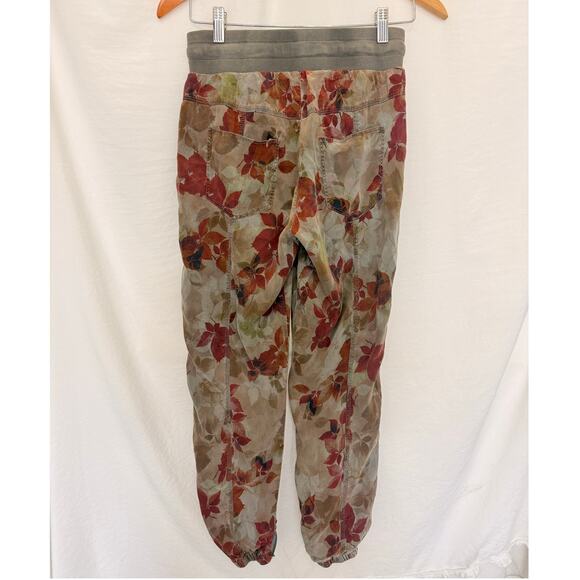 Anthropologie Marrakech Bohemian Print Floral Trackpants XS Fall Maple Canada - Picture 2 of 3